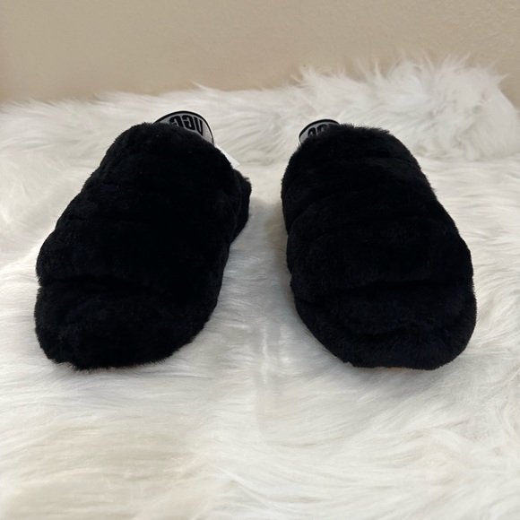 UGG Womens Fluff Yeah Slingback Slides - Picture 4 of 16